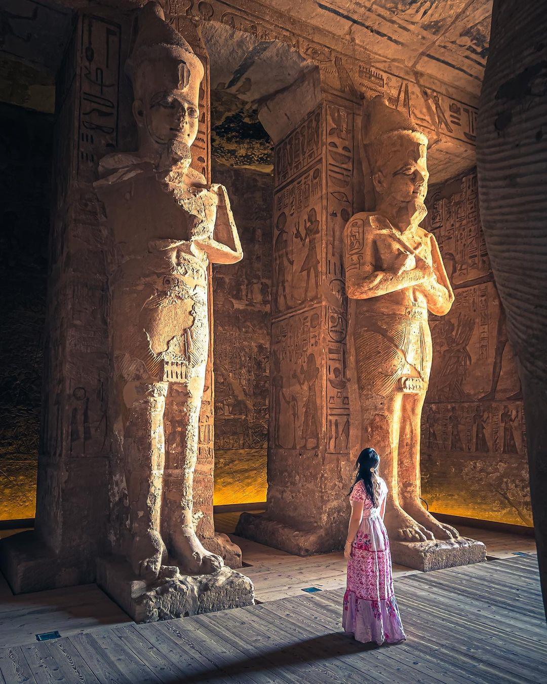 Thời khắc tuyệt vời nhất để ngắm nhìn đền thờ lớn khi du lịch Ai Cập