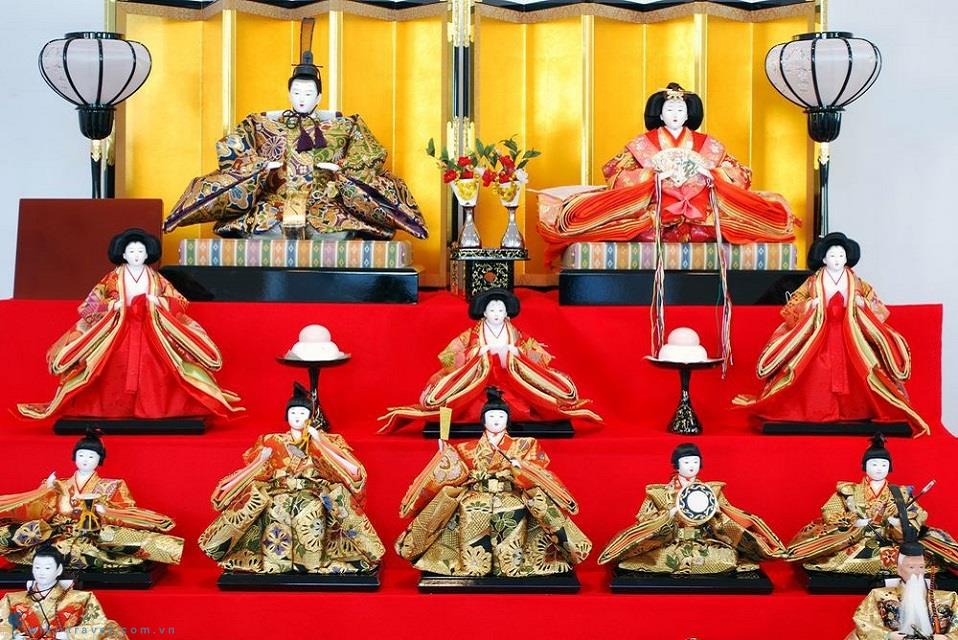 Lễ hội búp bê Hinamatsuri Nhật Bản