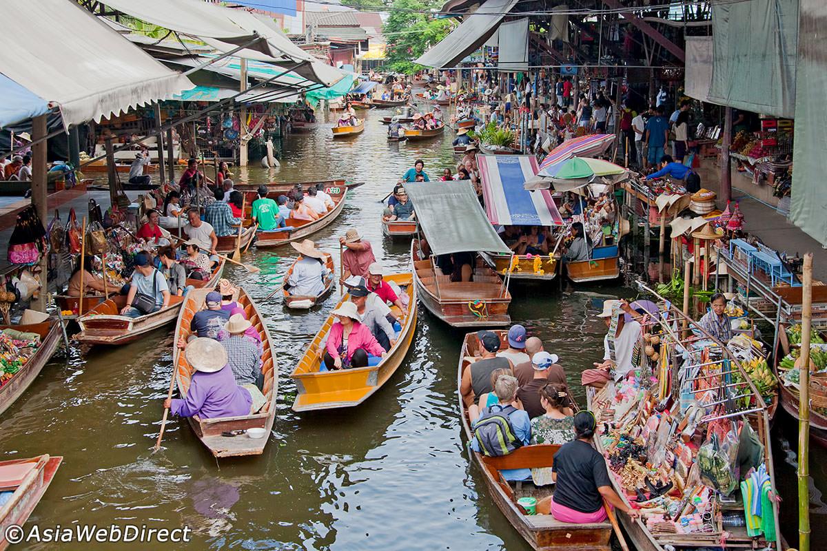 Floating Market – Mua sắm ở Pattaya thỏa sức tại chợ nổi lớn nhất thế giới