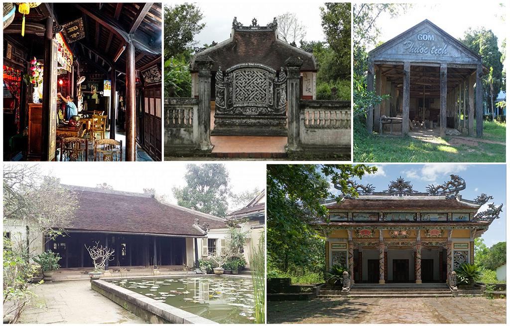Hệ thống những ngôi nhà cổ tại làng Phước Tích ở Huế rất tinh tế