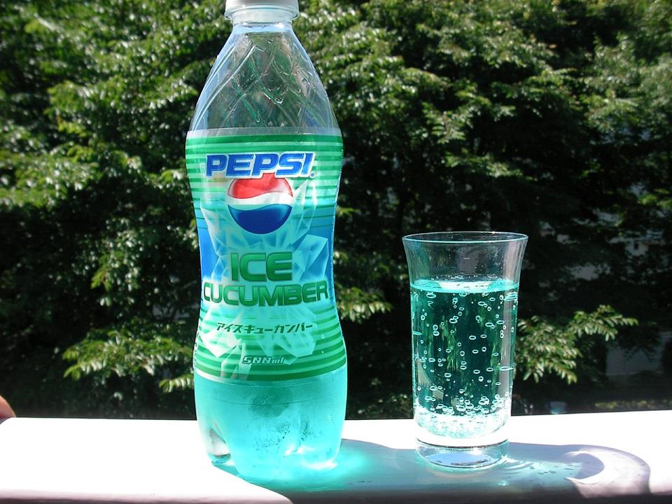 Pepsi Ice Cucumber (Pepsi vị dưa chuột ướp đá)