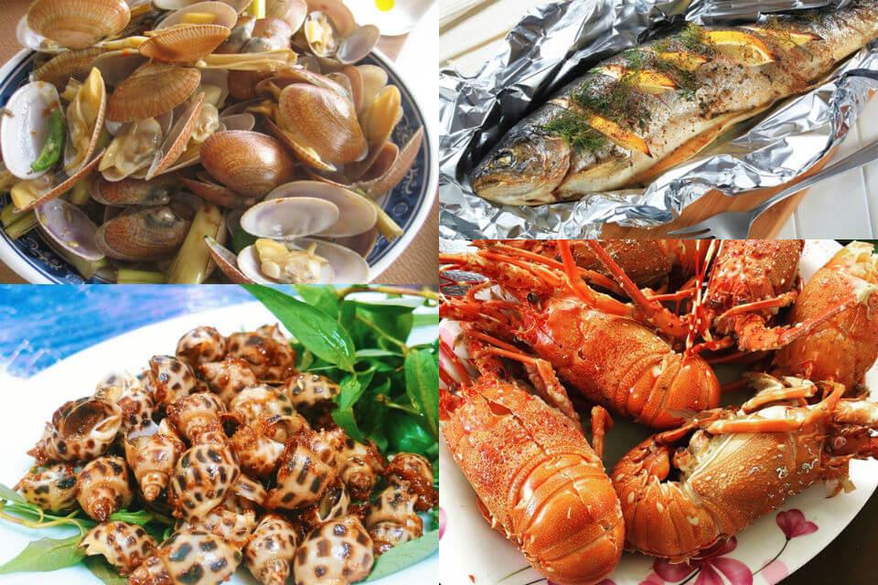  What to eat when going to Da Nhay beach