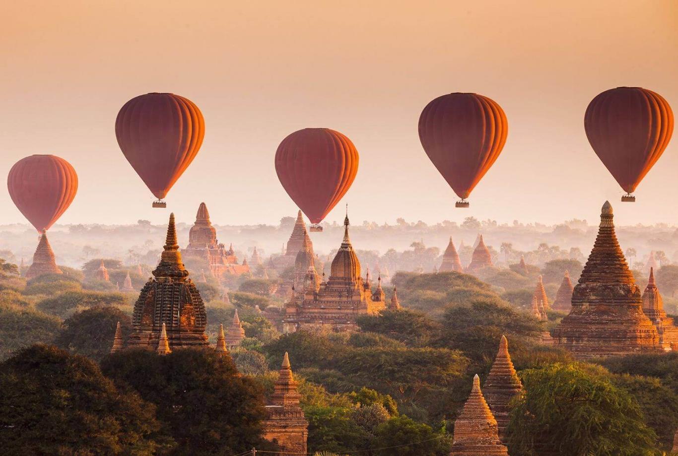 Quần thể đền chùa Bagan (Myanmar)