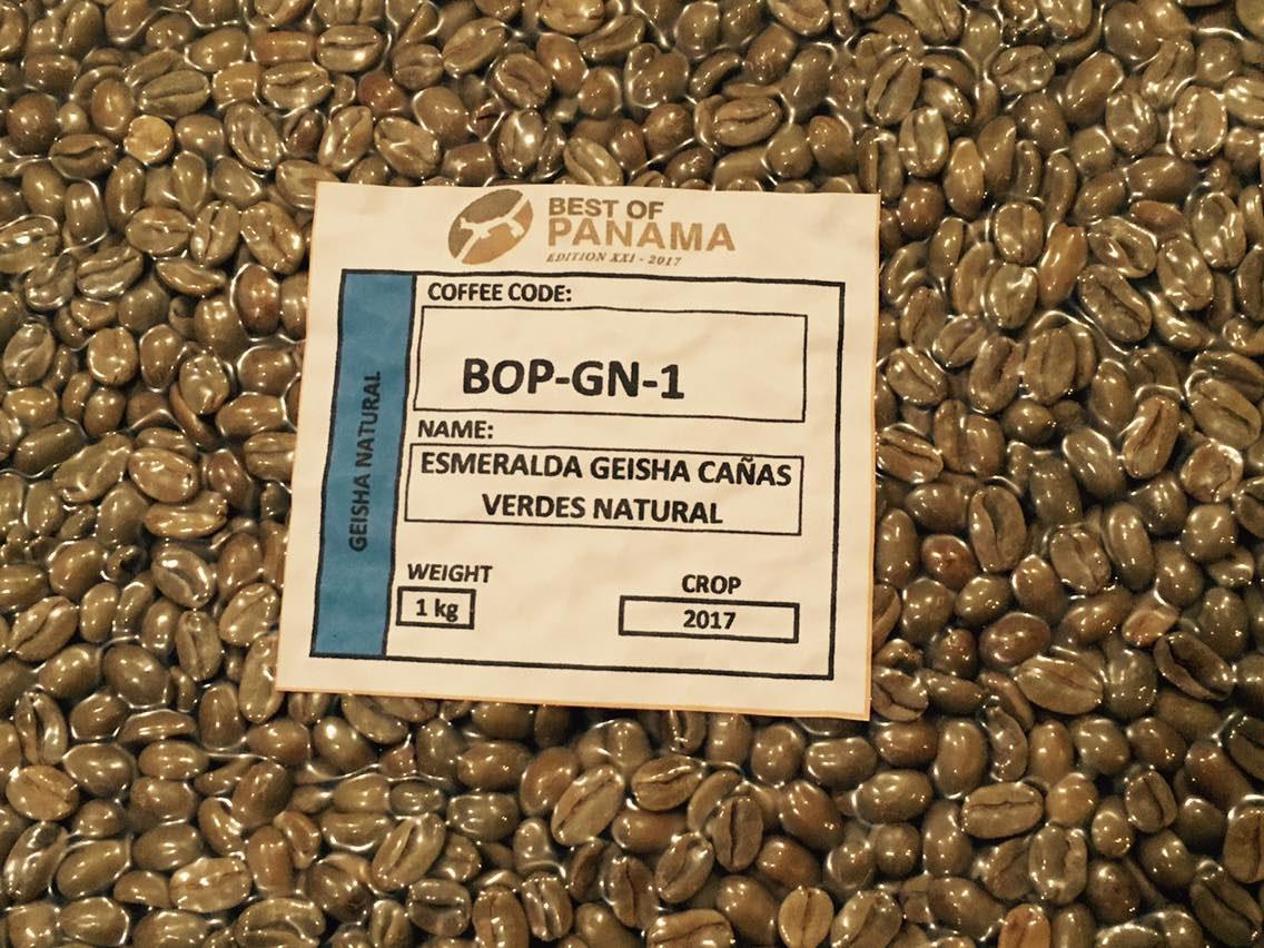 Hạt cà phê có tên là Esmeralda Geisha Cañas Verdes