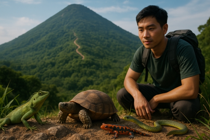 Khám Phá Động Vật Quý Hiếm Trên Cung Đường Leo Núi Bà Đen