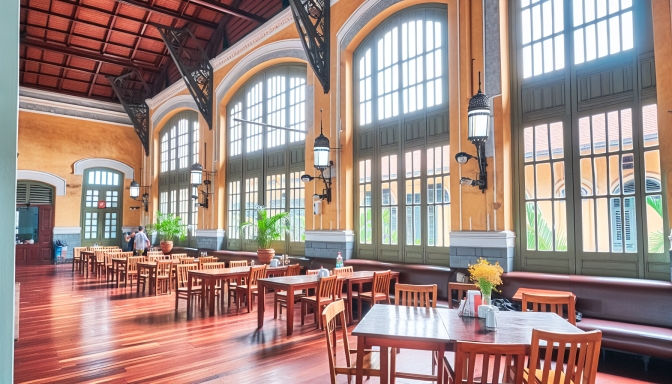 Trải Nghiệm Quán Cà Phê Độc Đáo Tại Nhà Ga Cổ Huế