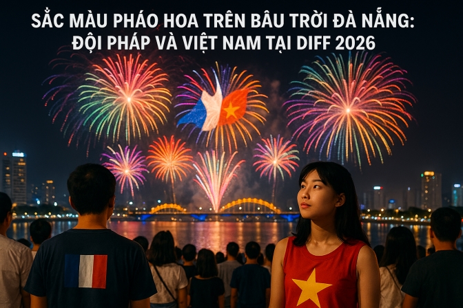 Sắc Màu Pháo Hoa Trên Bầu Trời Đà Nẵng: Đội Pháp và Việt Nam Tại DIFF 2026