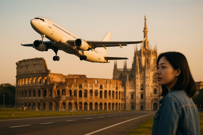 Kinh Nghiệm Đi Ý Từ Việt Nam: Lựa Chọn Bay Thẳng Hay Transit