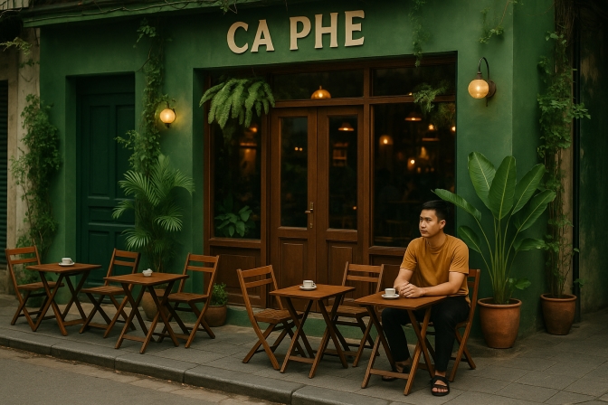Quán Cà Phê Hà Nội Tạo Sức Hút Từ Vỉa Hè Đến Không Gian
