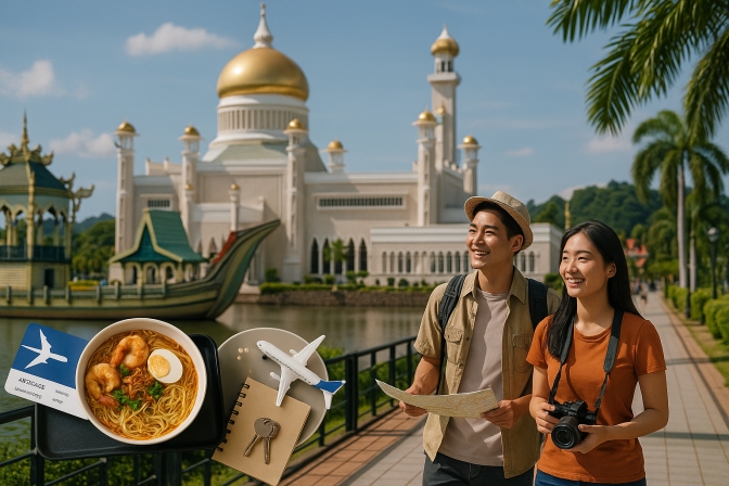 Chi Phí Du Lịch Brunei Tự Túc Hiện Nay