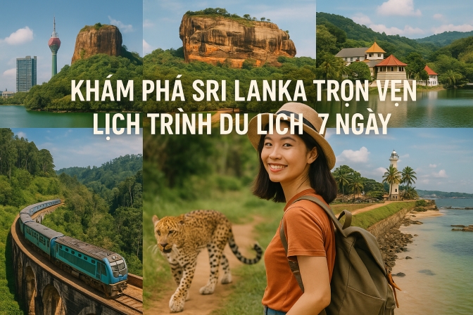Khám Phá Sri Lanka Trọn Vẹn: Lịch Trình Du Lịch 7 Ngày