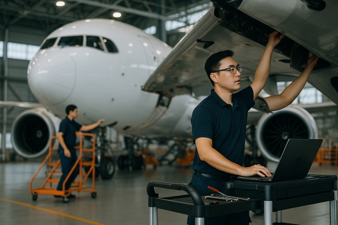 Khám Phá Trung Tâm Kỹ Thuật Dubai và Nghệ Thuật Bảo Dưỡng Siêu Máy Bay