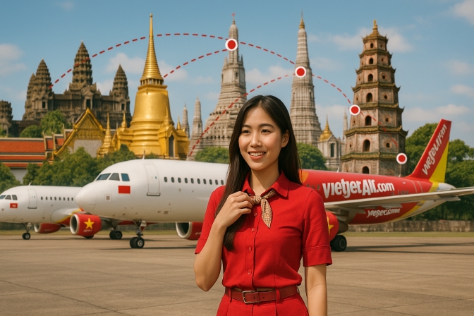 Vietjet Triển Khai Chương Trình Giảm Giá 20% và Hợp Tác Cùng Tổng cục Du Lịch Thái Lan