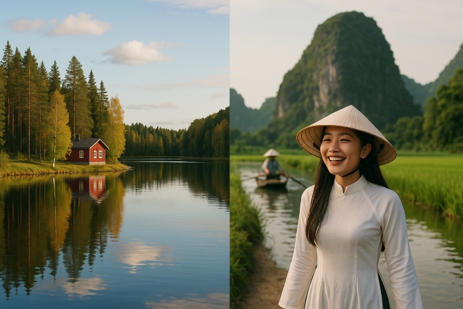 Khám Phá Bí Quyết Hạnh Phúc Của Phần Lan Và Việt Nam