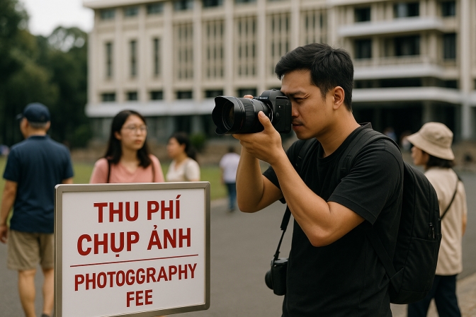 Tranh Cãi Xung Quanh Việc Thu Phí Chụp Ảnh Tại Dinh Độc Lập