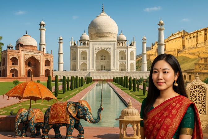 Khám Phá Tour Tam Giác Vàng Ấn Độ: Hành Trình Tuyệt Đẹp Qua Delhi, Agra và Jaipur