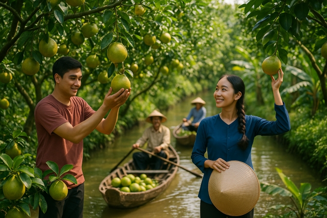 Khám Phá Du Lịch Miệt Vườn Bến Tre: Trải Nghiệm Vườn Trái Cây Độc Đáo