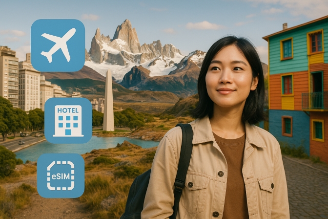 Hướng Dẫn Đặt Dịch Vụ Du Lịch Argentina Tự Túc