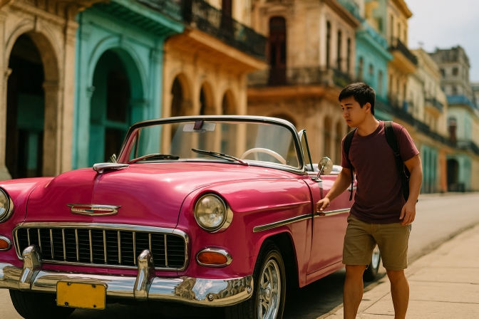 Trải nghiệm Độc Đáo với Xe Cổ ở Havana, Cuba