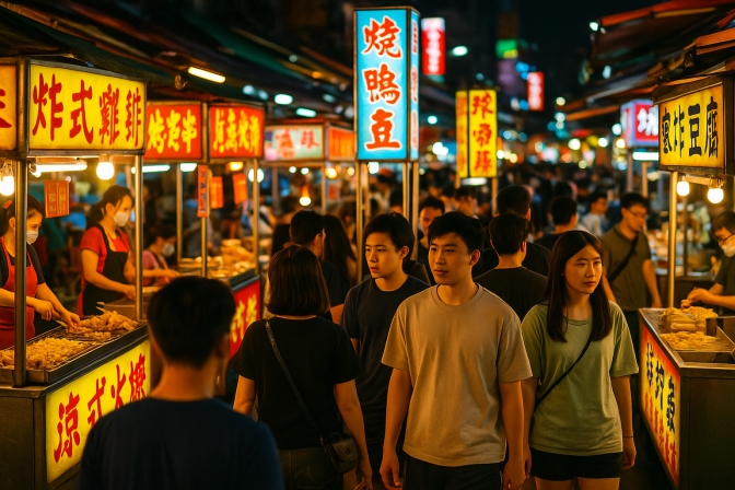 Khám Phá Chợ Đêm Nổi Tiếng Của Đài Loan