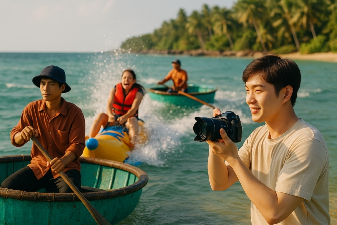 Khám Phá Du Lịch Cảm Giác Mạnh Tại Phú Quốc Cùng Thuyền Thúng Và Lee Changsub