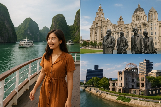 Khám Phá Những Hành Trình Đáng Nhớ: Tour Du Thuyền Vịnh Hạ Long, Hành Trình Ký Ức Beatles Và Khám Phá Hiroshima