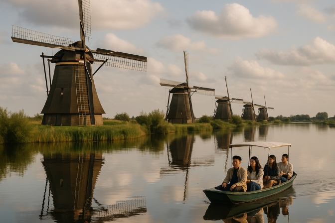 Khám Phá Cối Xay Gió Kinderdijk - Di Sản UNESCO Của Hà Lan