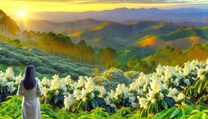 Khám Phá Mùa Hoa Cà Phê Ở Gia Lai: Hành Trình Du Lịch Đầy Màu Sắc