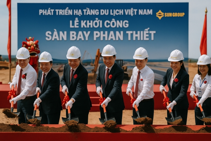 Phát Triển Hạ Tầng Du Lịch Việt Nam: Sân Bay Phan Thiết và Vai Trò của Sun Group
