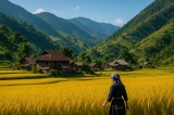 Khám phá vẻ đẹp Nậm Cang mùa lúa chín