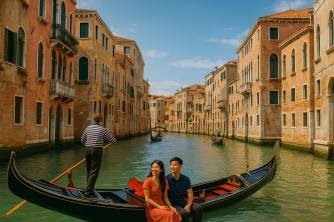 Khám Phá Venice: Trải Nghiệm Gondola Trên Kênh Đào Đẹp Như Mơ