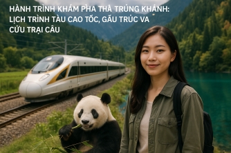 Hành Trình Khám Phá Thành Đô Trùng Khánh: Lịch Trình Tàu Cao Tốc, Gấu Trúc và Cửu Trại Câu