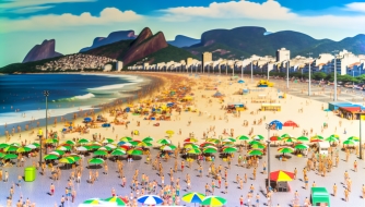 Khám Phá Vẻ Đẹp Bất Tận của Biển Copacabana và Ipanema ở Brazil