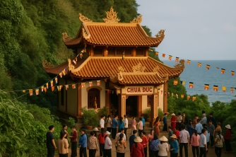 Khám Phá Chùa Đục Linh Thiêng Trên Đảo Lý Sơn