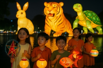 Khám Phá Trung Thu: Rước Đèn Quanh Hồ Gươm và Những Lồng Đèn Linh Vật Khổng Lồ Tại Nha Trang Khám Phá Trung Thu: Rước Đèn Quanh Hồ Gươm và Những Lồng Đèn Linh Vật Khổng Lồ Tại Nha Trang