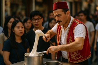 Khám Phá Bí Mật Kem Maraş Dondurma Không Tan Chảy