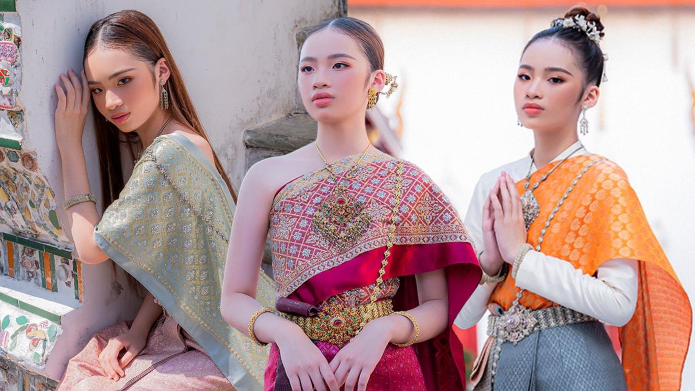 4. Mặc trang phục truyền thống của người Thái
