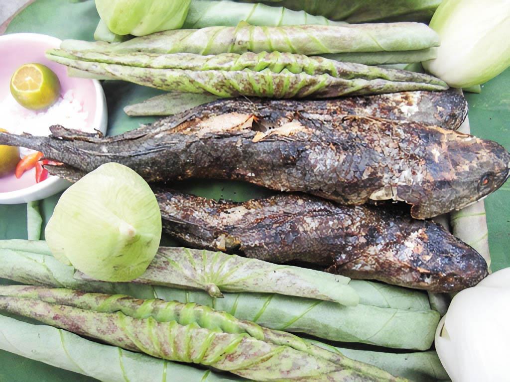 Cá lóc nướng trui – món ngon đặc trưng cho sự mộc mạc của nền ẩm thực miền Nam