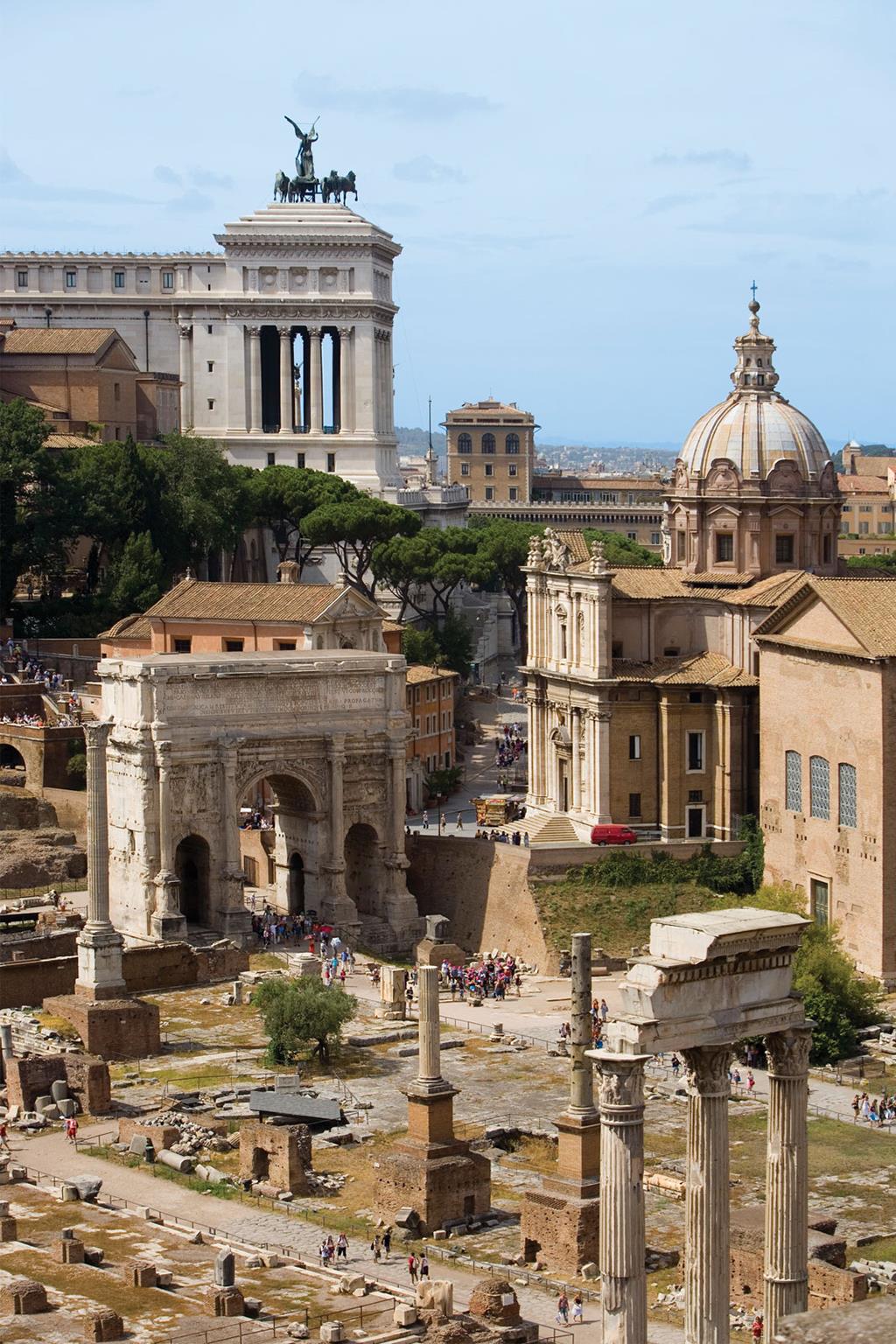 Roman Forum là nhà của các di tích Công giáo La Mã cổ đại