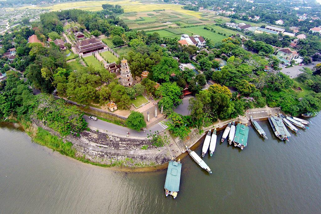 Chùa Thiên Mụ là nơi trấn giữ long mạch dưới triều Nguyễn