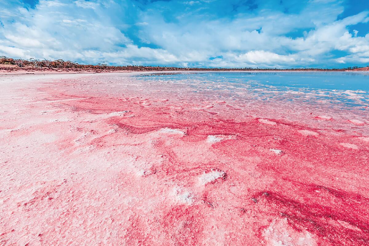 8. Hồ nước màu hồng Hillier – Australia