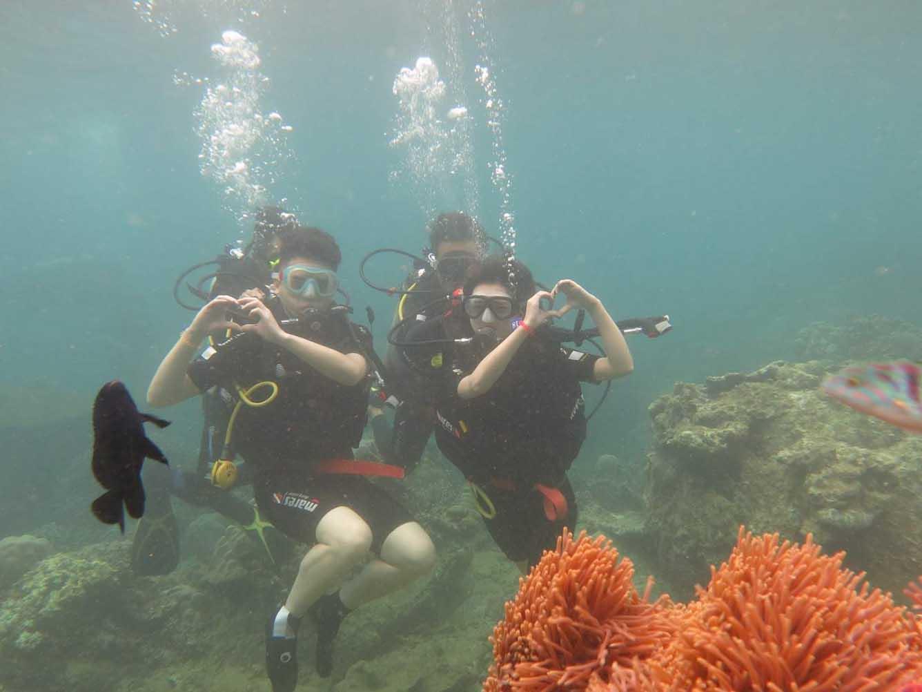 5. Scuba diving - Khám phá vẻ đẹp biển sâu