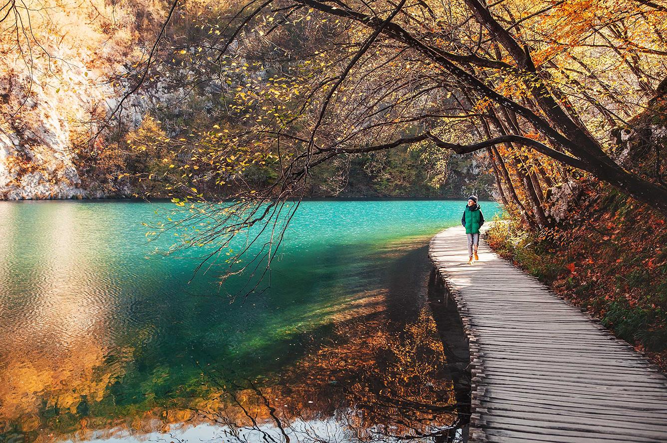 Bức tranh tự nhiên tại Vườn quốc gia Plitvice - Croatia
