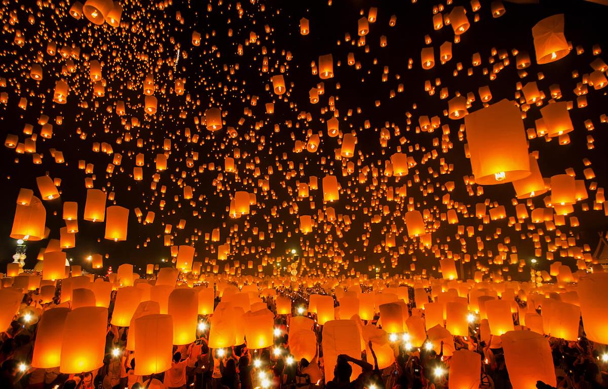 5. Các điểm điên ra lễ hội  thả đèn trời Chiang Mai 2023 không nên bỏ lỡ