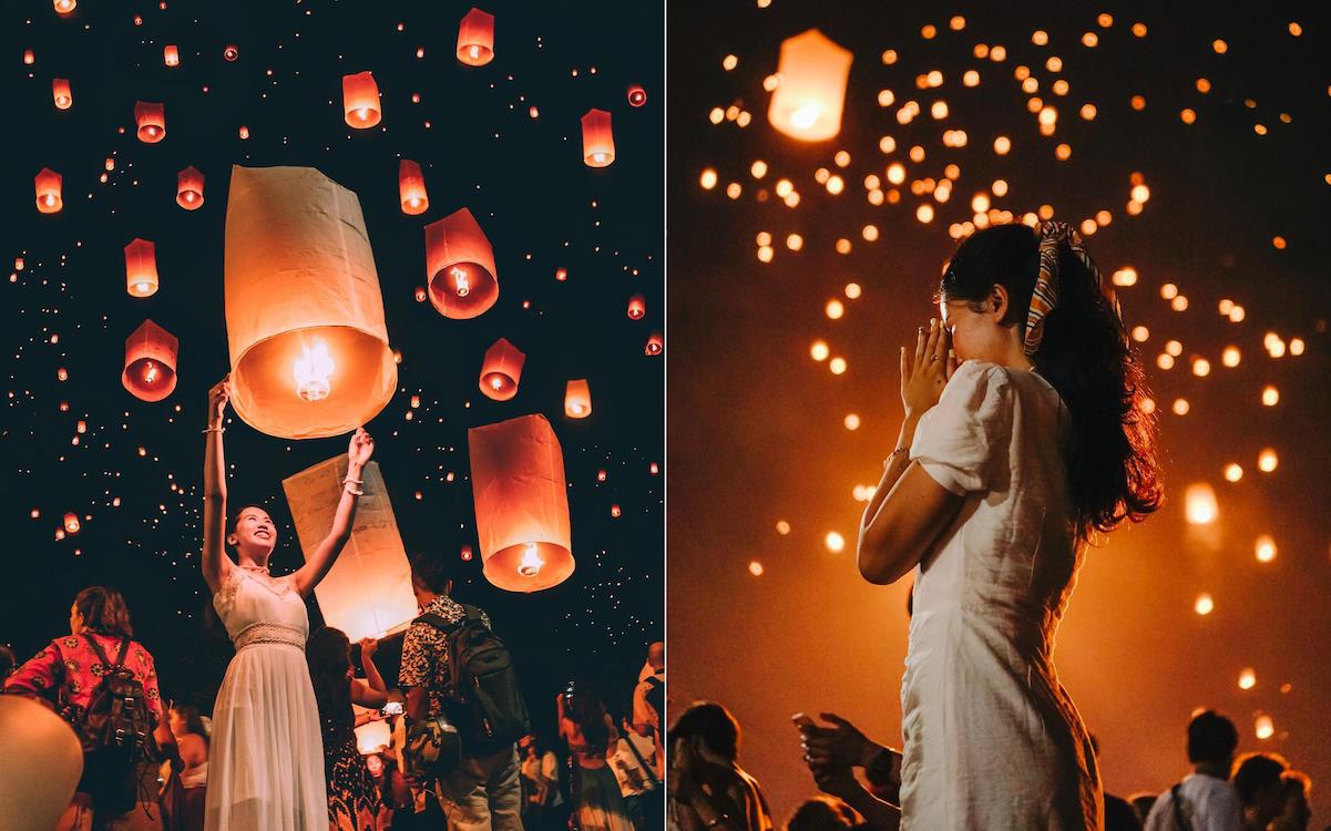 1. Giới thiệu về lễ hội thả đèn trời  Yi Peng